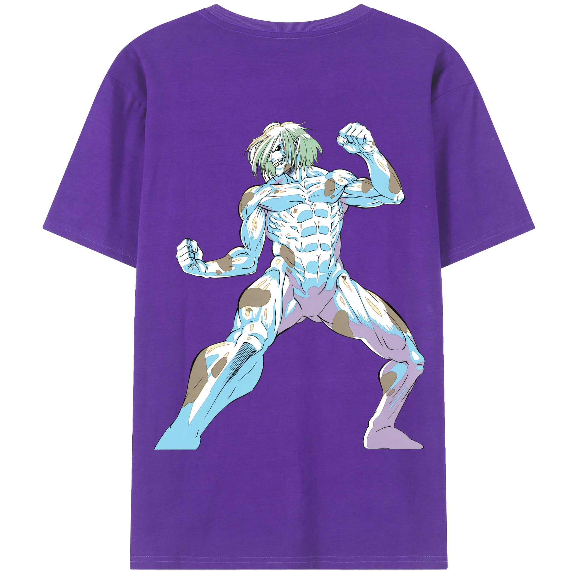 （画像用） 進撃の巨人 Attack on Titan 綿100％半袖Tシャツ（背面プリント）