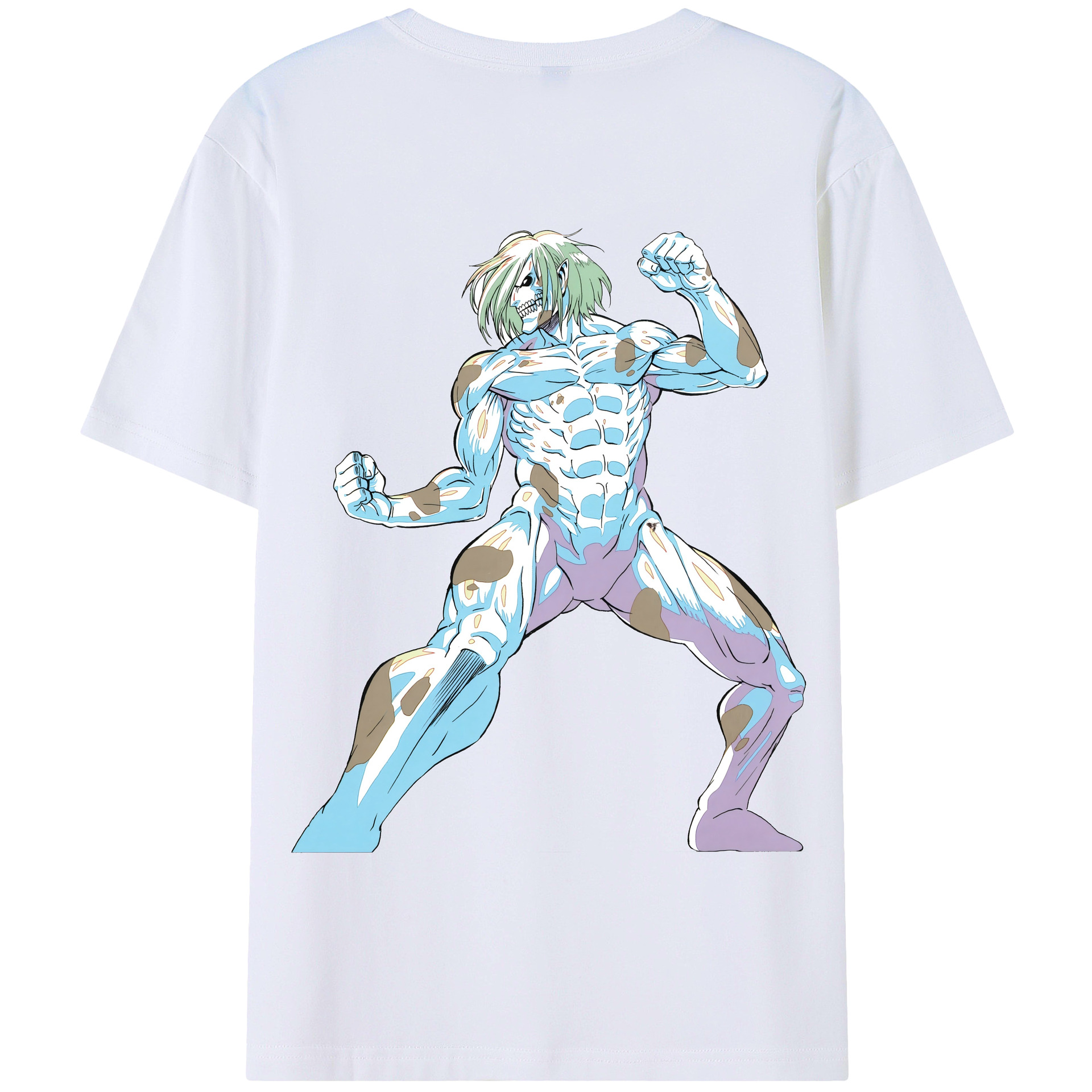 （画像用） 進撃の巨人 Attack on Titan 綿100％半袖Tシャツ（背面プリント）