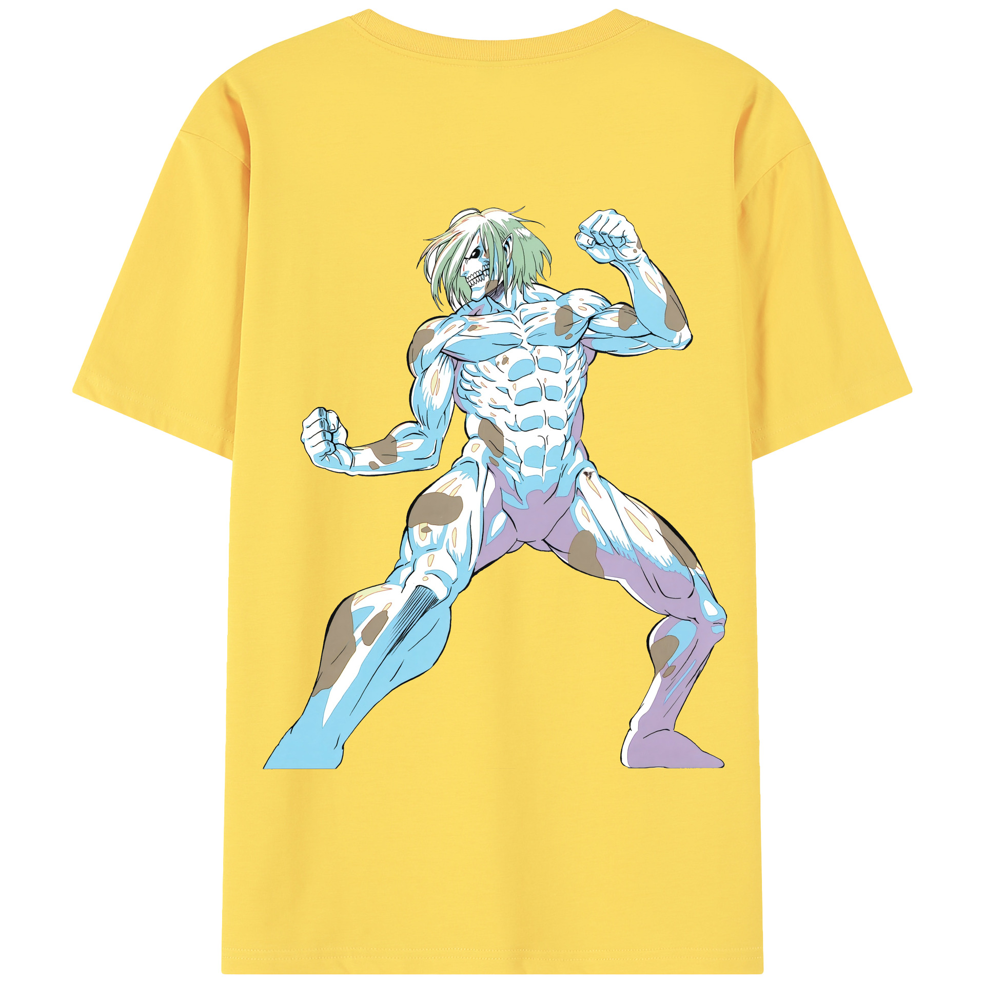 （画像用） 進撃の巨人 Attack on Titan 綿100％半袖Tシャツ（背面プリント）
