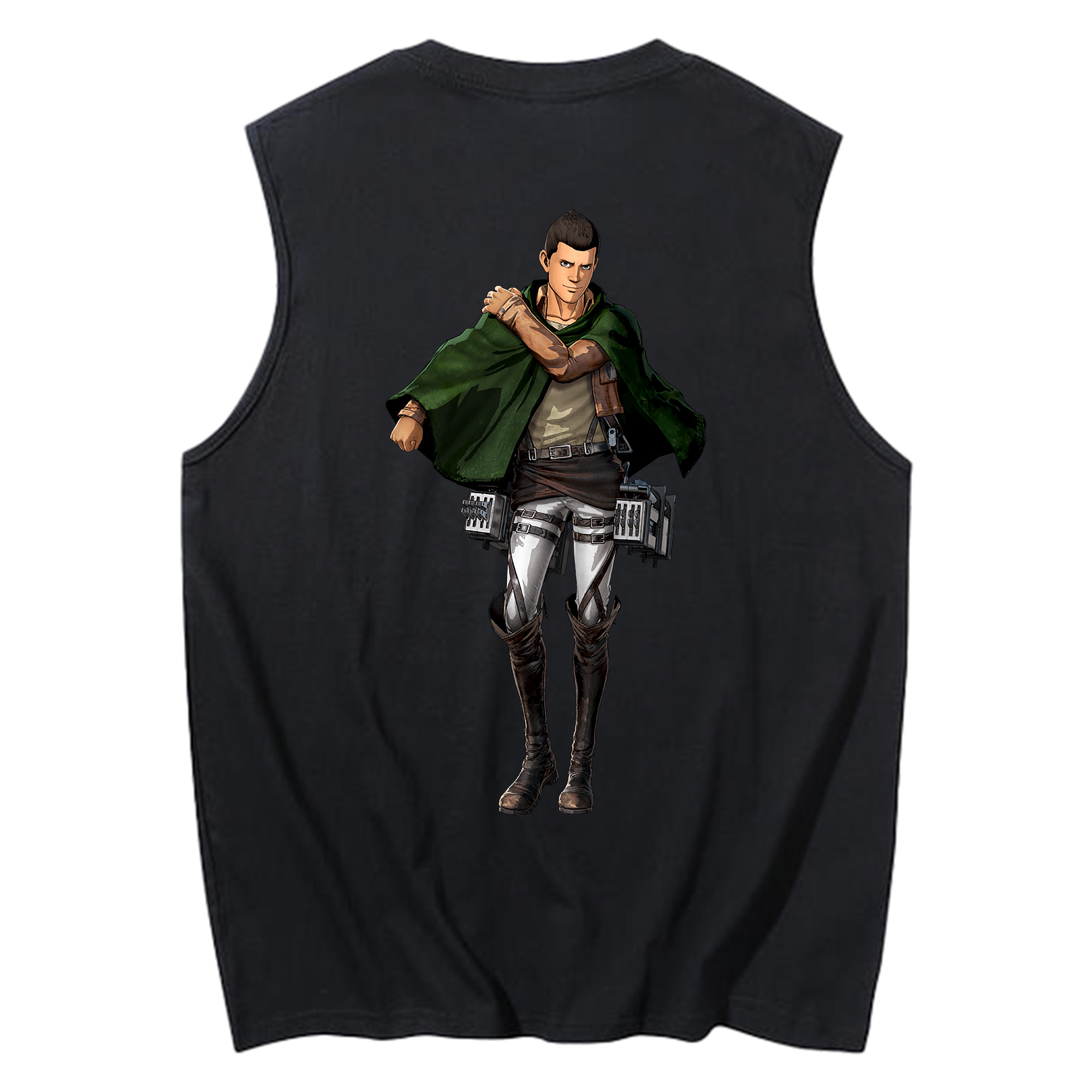 （画像用） 進撃の巨人 Attack on Titan コットン100％タンクトップ（背面プリント）