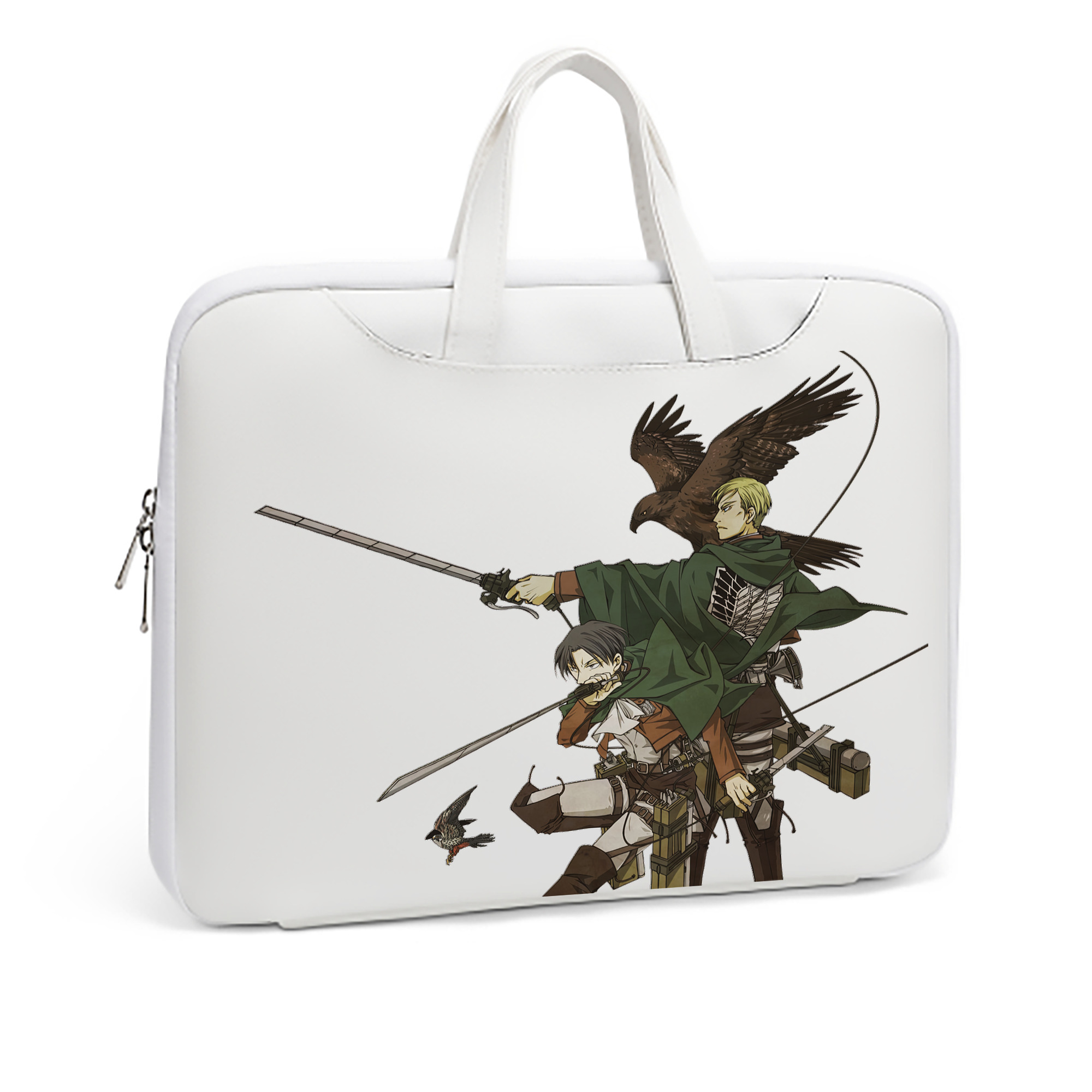 （画像用） 進撃の巨人 Attack on Titan レザーラップトップバッグ　ノートパソコンケース